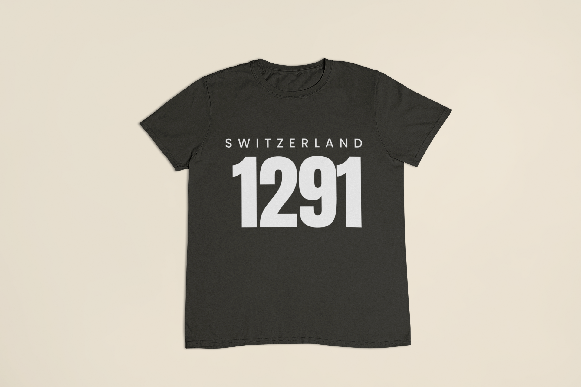 Motiv 1291 auf schwarzem T-Shirt