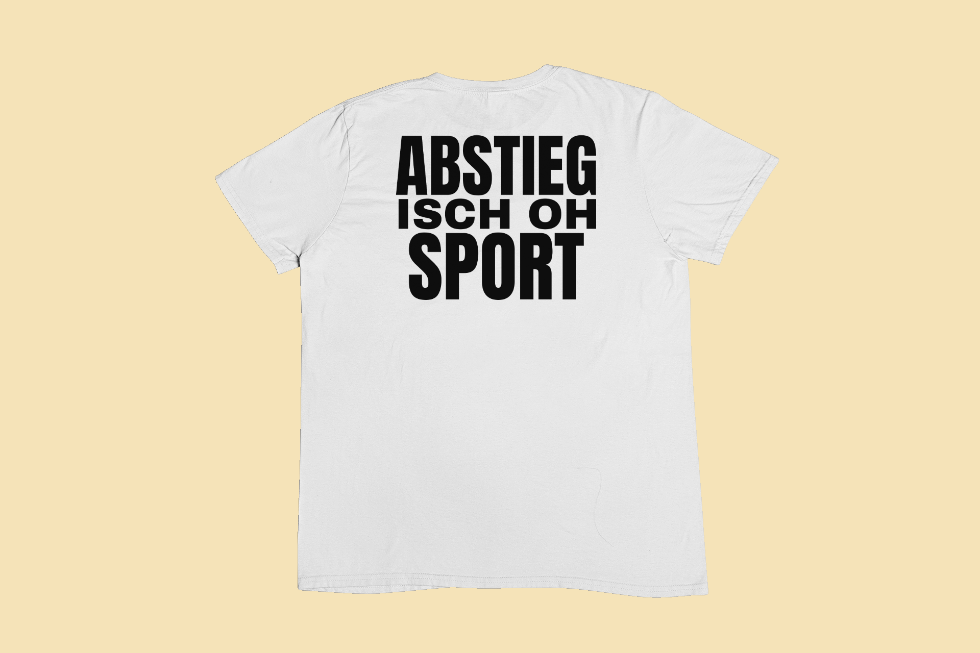 Abstieg isch oh Sport – T-Shirt – Bild 5