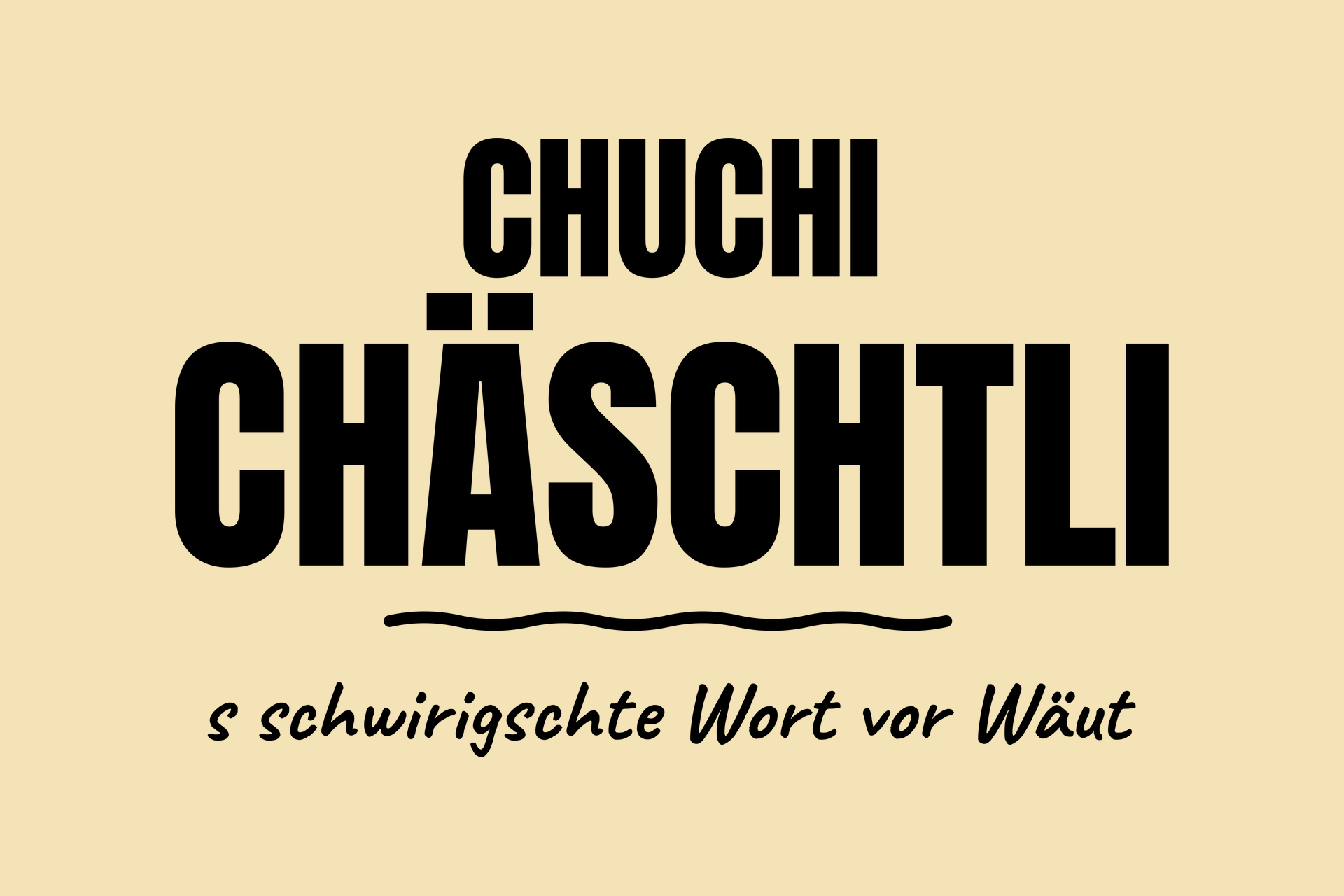 Motiv «Chuchichäschtli» – die Druckvorlage im Detail