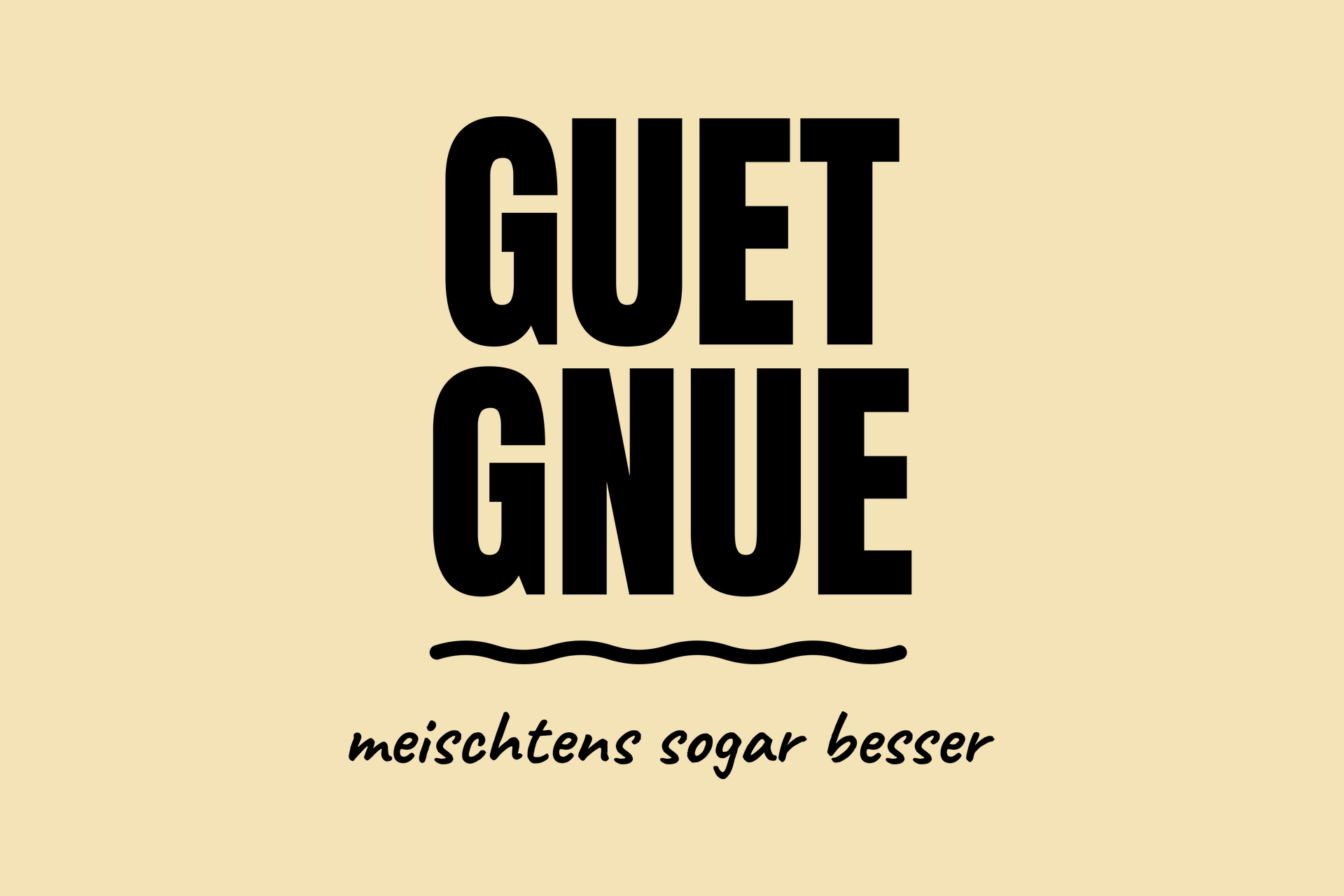 Motiv «Guet gnue» – die Druckvorlage im Detail
